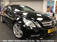 USED 2013 13 MERCEDES-BENZ E-CLASS 3.0 E350 CDI BLUEEFFICIENCY SPORT 2d 265 BHP FREE UK DELIVERY*VIDEO AVAILABLE* FINANCE ARRANGED* PART EX*HPI CLEAR