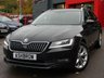 USED 2017 17 SKODA SUPERB ESTATE 2.0 TDI SE L EXECUTIVE 5d 150 S/S FULL SKODA HISTORY, 1 OWNER, SAT NAV JUKEBOX & DVD PLAYBACK, HEATED FRONT SEATS, FULL BLACK LEATHER, ELECTRIC MEMORY DRIVER'S SEAT, DETACHABLE TOWING EQUIPMENT, BLUETOOTH PHONE & MUSIC, ADAPTIVE CRUISE CONTROL WITH FRONT ASSIST, XENON HEADLIGHTS WITH LED DRL'S, FRONT & REAR PARKING SENSORS WITH DISPLAY, 18 INCH ALLOYS, ELECTRICALLY FOLDING HEATED MIRRORS, DAB RADIO, AUX/USB INPUTS, SMART LINK APPLE CARPLAY/ANDROID AUTO, DRIVING MODE SELECTION, DUAL ZONE CLIMATE CONTROL, ELECTRIC BOOT, VAT Q