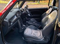 USED 2006 06 MINI COOPER 1.6 COOPER 2d 114 BHP 06 MINI COOPER CONVERTIBLE - FULL BLACK LEATHER - 17 INCH UPGRADE ALLOYS - 12 MONTHS FULL MOT !!
