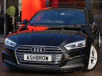 USED 2018 18 AUDI A5 2.0 TDI ULTRA S LINE 2d 190 S/S 1 OWNER FROM NEW, FULL SERVICE HISTORY, BALANCE OF AUDI WARRANTY, SAT NAV, HEATED FRONT SEATS, LEATHER ALCANTARA UPHOLSTERY, ELECTRIC FRONT SEATS, FRONT & REAR PARKING SENSORS WITH DISPLAY, BLUETOOTH PHONE & MUSIC STREAMING, DAB RADIO, AUDI SMARTPHONE FOR APPLE CARPLAY / ANDROID AUTO, LEATHER MULTIFUNCTION STEERING WHEEL, ALUMINIUM PEDALS, LIGHT & RAIN SENSORS, CRUISE CONTROL WITH SPEED LIMITER, AUX & 2X USB, KEYLESS START, 3 ZONE CLIMATE CONTROL, DRIVE SELECT, ILLUMINATING VANITY MIRRORS, VAT Q