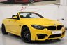 USED 2018 68 BMW M4 3.0 M4 COMPETITION 2d 444 BHP PORSCHE SPEED YELLOW
