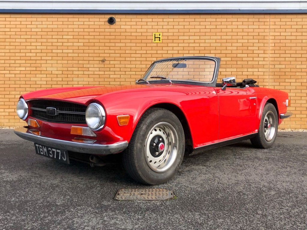USED 1970 TRIUMPH TR6 2.5L // OVERDRIVE // 150bhp // CLASSIC CONVERTIBLE // PX swap 