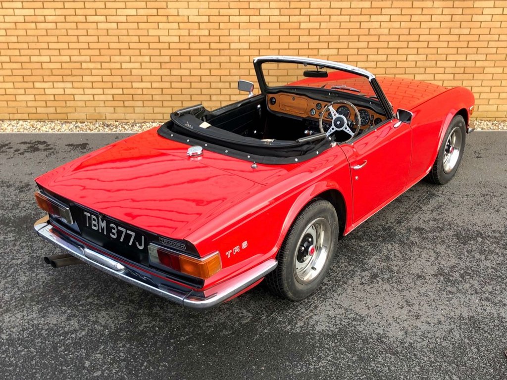 USED 1970 TRIUMPH TR6 2.5L // OVERDRIVE // 150bhp // CLASSIC CONVERTIBLE // PX swap 