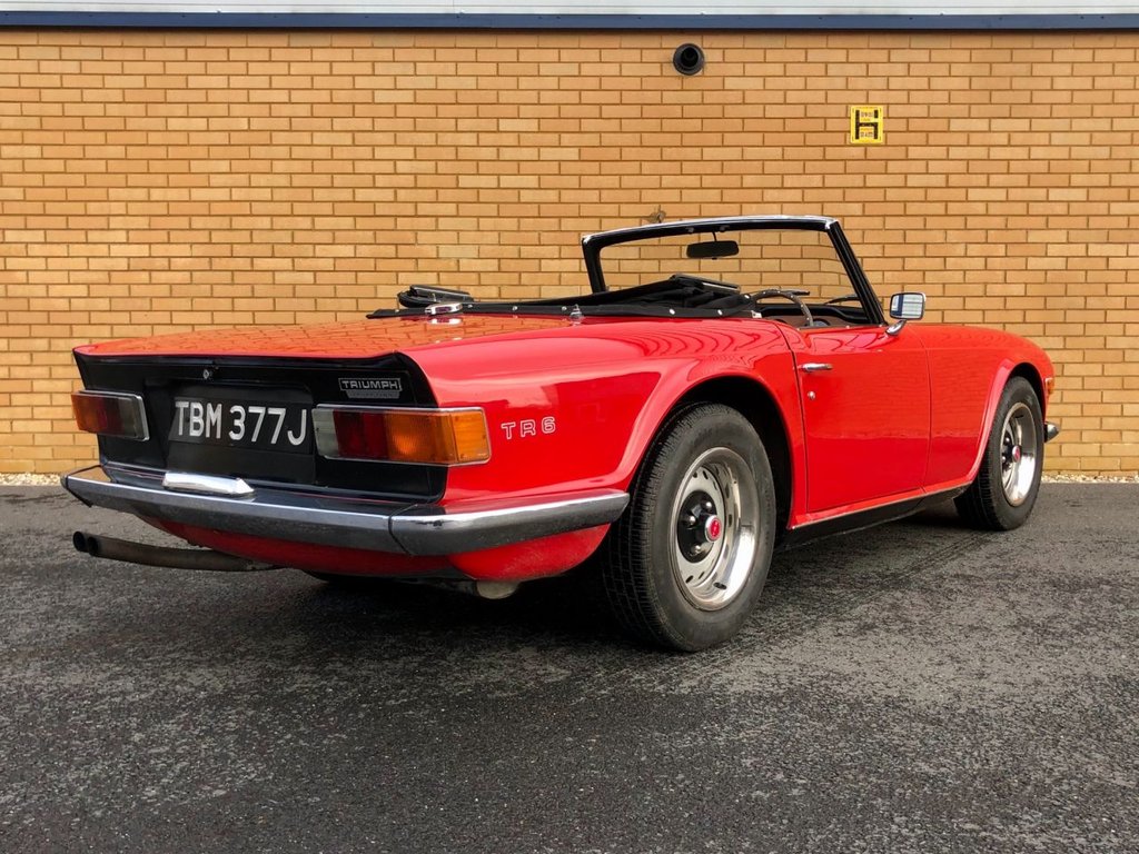 USED 1970 TRIUMPH TR6 2.5L // OVERDRIVE // 150bhp // CLASSIC CONVERTIBLE // PX swap 