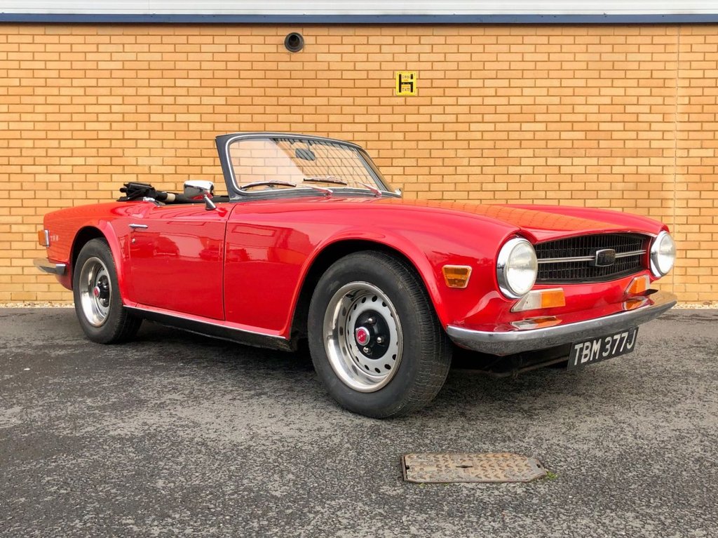 USED 1970 TRIUMPH TR6 2.5L // OVERDRIVE // 150bhp // CLASSIC CONVERTIBLE // PX swap 