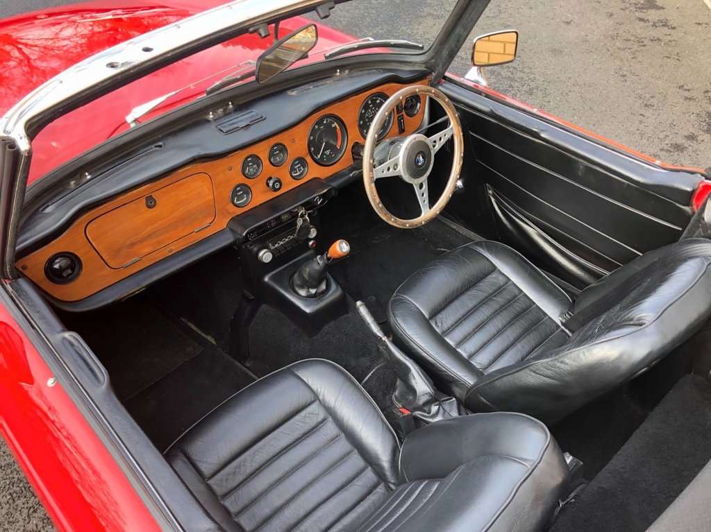USED 1970 TRIUMPH TR6 2.5L // OVERDRIVE // 150bhp // CLASSIC CONVERTIBLE // PX swap 