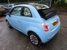 USED 2014 63 FIAT 500C 0.9 CONVERTIBLE TWINAIR COLOUR THERAPY 3d 85 BHP Excellent Service History + Just Serviced, One Previous Owner, NEW MOT, Great fuel economy! ZERO Road Tax! Convertible
