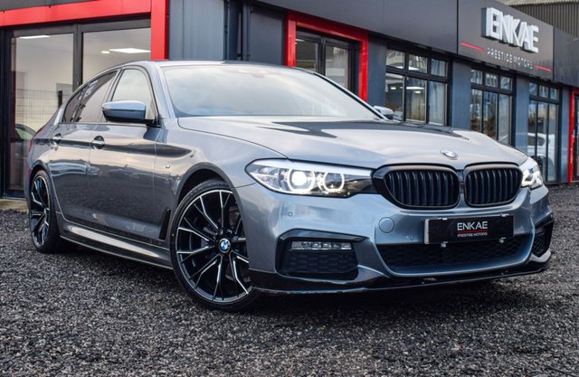 2017 17 BMW 5 Series 2.0 520D M SPORT 4d 188 BHP VAT QUALIFYING 