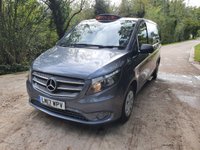 USED 2017 17 MERCEDES-BENZ VITO 2.1 114CDI PLUS COMPACT LONDON 136 BHP ZERO DEPOSIT FINANCE AVAILABLE