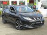 USED 2015 65 NISSAN QASHQAI 1.5 DCI TEKNA 5d 108 BHP Finished in PEARL BLACK with contrasting EBONY BLACK HEATED SEATS. The Qashqai is one of the best selling SUV's around at the moment. This Top of the range edition is comfy, easy to drive and has enough space for 5 adults. Features include, Full heated leather, Sat Nav, 360 Reverse Cameras, DAB, B/Tooth and much more. Dealer serviced at 14408 miles, 21534 miles and at 39064 miles. 12 Months MOT.