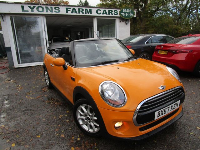 2017 67 MINI Convertible 1.5 COOPER 2d 134 BHP *MEDIA PACK XL*