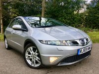 USED 2009 59 HONDA CIVIC 1.8 I-VTEC EX GT 5d AUTO 138 BHP X10 HONDA STAMPS/BLACK LEATHER/PAN ROOF/ SATNAV/HEATED SEATS LAST SERVICED @43,974 MILES /  X10 HONDA STAMPS/BLACK LEATHER/PAN ROOF/ SATNAV/HEATED SEATS,