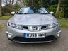 USED 2009 59 HONDA CIVIC 1.8 I-VTEC EX GT 5d AUTO 138 BHP X10 HONDA STAMPS/BLACK LEATHER/PAN ROOF/ SATNAV/HEATED SEATS LAST SERVICED @43,974 MILES /  X10 HONDA STAMPS/BLACK LEATHER/PAN ROOF/ SATNAV/HEATED SEATS,