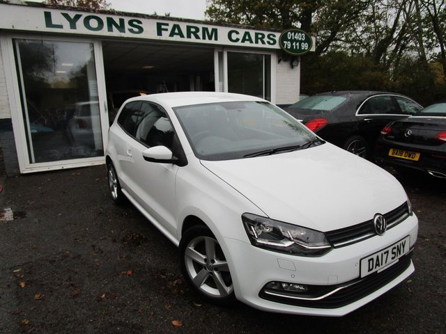 2017 17 Volkswagen Polo 1.0 SEL TSI 3d 109 BHP