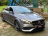 USED 2017 17 MERCEDES-BENZ CLA 1.6 CLA 180 AMG LINE 4d 121 BHP A180 AMG-LINE COUPE, 1 FORMER KEEPER, ONLY 29,606 MILES WITH SERVICE HISTORY, MOUNTAIN GREY METALLIC WITH FULL GREY LEATHER/ALCANTARA SEATING. HUGE SPEC - GREAT PRICE.