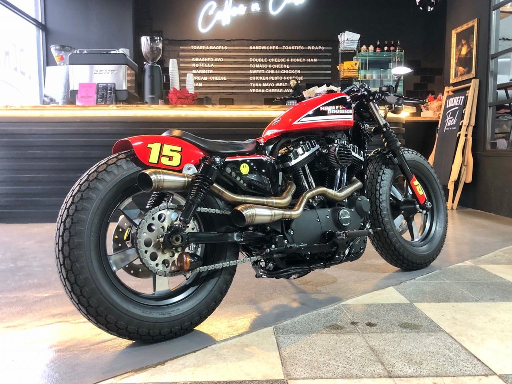 USED 2015 15 HARLEY-DAVIDSON XL 1200 X FORTY EIGHT 15 Custom Cafe Racer // Px Swap  