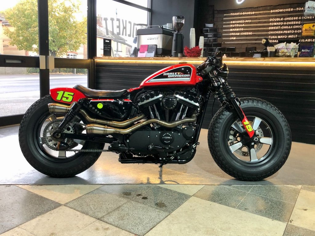 USED 2015 15 HARLEY-DAVIDSON XL 1200 X FORTY EIGHT 15 Custom Cafe Racer // Px Swap  