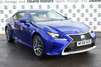 USED 2018 68 LEXUS RC 2.5 300H F SPORT LSS PLUS 2d 220 BHP JUST ARRIVED PRICE CHECKED VALUE
