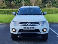 USED 2014 64 MITSUBISHI L200 2.5 DI-D 4X4 BARBARIAN LB DCB 175 BHP ** NO VAT * STEEL HARD TOP +TOW BAR