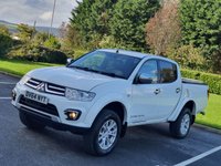 USED 2014 64 MITSUBISHI L200 2.5 DI-D 4X4 BARBARIAN LB DCB 175 BHP ** NO VAT * STEEL HARD TOP +TOW BAR