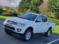 USED 2014 64 MITSUBISHI L200 2.5 DI-D 4X4 BARBARIAN LB DCB 175 BHP ** NO VAT * STEEL HARD TOP +TOW BAR