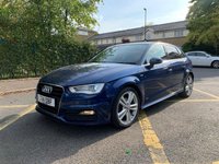 USED 2014 14 AUDI A3 1.4 TFSI S LINE 5d 121 BHP 