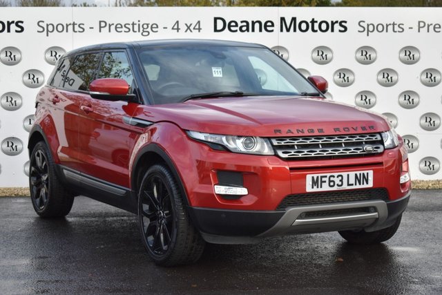 2013 63 Land Rover Range Rover Evoque 2.2 SD4 PURE TECH 5d 190 BHP PANROOF BLACK PACK