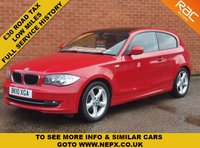 USED 2010 10 BMW 1 SERIES 2.0 116D SPORT 3d 114 BHP 