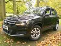 USED 2014 14 VOLKSWAGEN TIGUAN 1.4 S TSI BLUEMOTION TECHNOLOGY 5d 158 BHP ONLY 37,000 MILES/ X5 VW DEALER SERVICE STAMPS ' GREAT CONDITION INSIDE AND OUT ,,LAST SERVICED @35,424 MILES