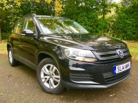 USED 2014 14 VOLKSWAGEN TIGUAN 1.4 S TSI BLUEMOTION TECHNOLOGY 5d 158 BHP ONLY 37,000 MILES/ X5 VW DEALER SERVICE STAMPS ' GREAT CONDITION INSIDE AND OUT ,,LAST SERVICED @35,424 MILES
