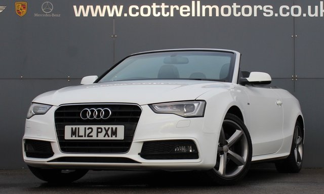 2012 12 Audi A5 Cabriolet 1.8 TFSI S LINE S/S 2d 170 BHP [ LADY OWNED ] 