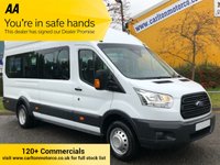 USED 2016 16 FORD TRANSIT MINIBUS 460 TDCi 125 EF L4 17 STR [ GENUINE LOW MILES 2k ] DRW 