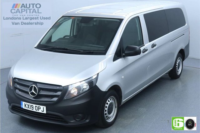 2019 19 MERCEDES-BENZ VITO 2.1 114 Bluetec Tourer Pro 136 BHP X-LWB 9 Seats Minibus Low Emission