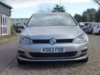 USED 2014 63 VOLKSWAGEN GOLF 1.6 SE TDI BLUEMOTION TECHNOLOGY DSG 5d 103 BHP www.suffolkcarcentre.co.uk - Located at Reydon