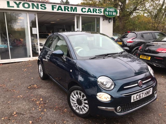 2017 67 Fiat 500 1.2 LOUNGE 3d 69 BHP NEW SHAPE