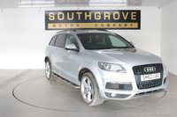 USED 2013 62 AUDI Q7 3.0 TDI QUATTRO S LINE PLUS 5d 245 BHP 2 OWNERS WITH 4 SERVICE STAMPS
