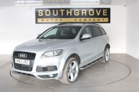USED 2013 62 AUDI Q7 3.0 TDI QUATTRO S LINE PLUS 5d 245 BHP 2 OWNERS WITH 4 SERVICE STAMPS