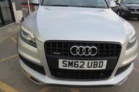 USED 2013 62 AUDI Q7 3.0 TDI QUATTRO S LINE PLUS 5d 245 BHP 2 OWNERS WITH 4 SERVICE STAMPS