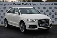 USED 2013 13 AUDI Q3 2.0 TDI S LINE 5d 138 BHP NAPPA LTHR SATNAV HEATED SEATS/19IN ALLOYS/