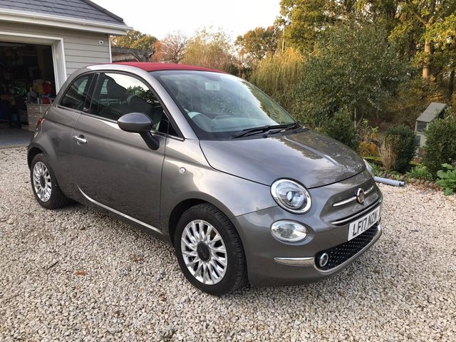 2017 17 Fiat 500 0.9 TWINAIR CONVERTIBLE LOUNGE DUALOGIC 3d 85 BHP AUTOMATIC