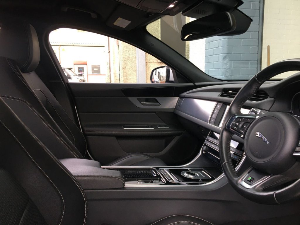 USED 2018 68 JAGUAR XF 2.0 D R-SPORT 4d 177 BHP BLACK EDITION - CHEAP TAX