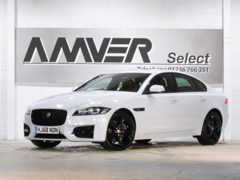 USED 2018 68 JAGUAR XF 2.0 D R-SPORT 4d 177 BHP BLACK EDITION - CHEAP TAX
