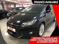 USED 2012 12 FORD FOCUS 2.0 ZETEC S TDCI 5d 161 BHP * AUTOMATIC* LOW MILES * HALF LEATHER * 18 INCH ALLOY WHEELS *