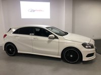 USED 2013 13 MERCEDES-BENZ A-CLASS 1.8 A200 CDI BLUEEFFICIENCY AMG SPORT 5d 136 BHP * SAT NAV * LEATHER INTERIOR * PRIVACY GLASS * 18 INCH ALLOY WHEELS *
