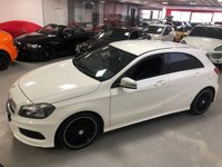 USED 2013 13 MERCEDES-BENZ A-CLASS 1.8 A200 CDI BLUEEFFICIENCY AMG SPORT 5d 136 BHP * SAT NAV * LEATHER INTERIOR * PRIVACY GLASS * 18 INCH ALLOY WHEELS *