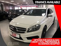 USED 2013 13 MERCEDES-BENZ A-CLASS 1.8 A200 CDI BLUEEFFICIENCY AMG SPORT 5d 136 BHP * SAT NAV * LEATHER INTERIOR * PRIVACY GLASS * 18 INCH ALLOY WHEELS *
