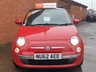 USED 2012 62 FIAT 500 1.2 LOUNGE S 3d  