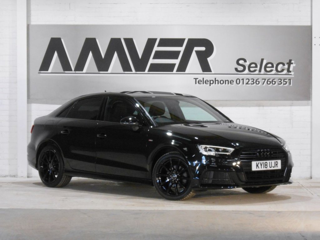 USED 2018 18 AUDI A3 1.5 TFSI BLACK EDITION 4d 148 BHP 