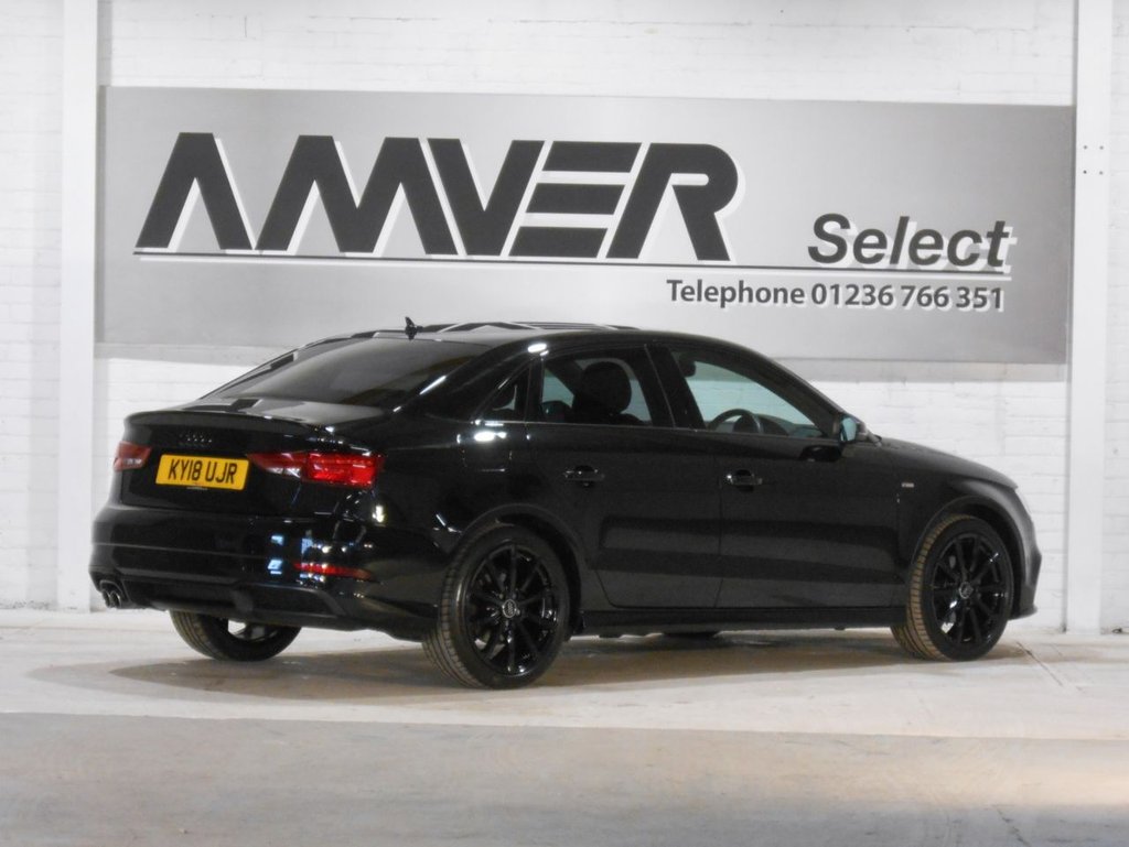 USED 2018 18 AUDI A3 1.5 TFSI BLACK EDITION 4d 148 BHP 