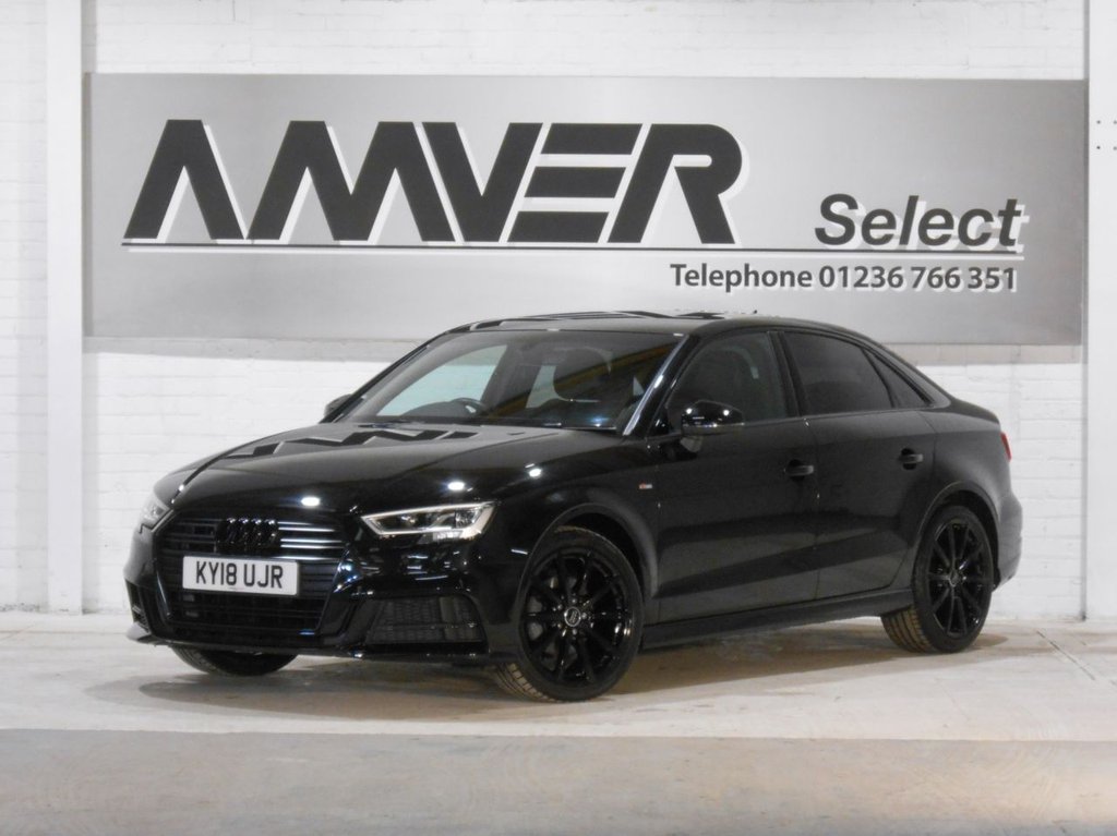 USED 2018 18 AUDI A3 1.5 TFSI BLACK EDITION 4d 148 BHP 